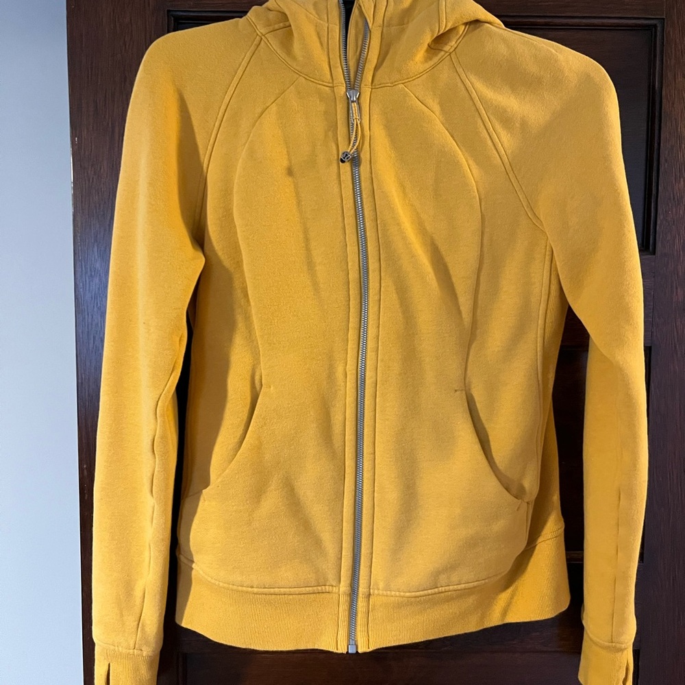 lululemon athletica Yellow Hoodie